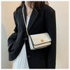 New Fashion Women's Shoulder Bag Simple Chain Texture Small Square Bag Light Luxury Party Crossbody Bag Purses and Handbags