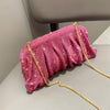Shiny Rhinestones Handmade Evening Clutch Bags New Folds Purses and Handbags Luxury Designer Wedding Party High Quality