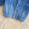 Women Denim 2 Piece Sets Long Skirt Top Suit Skirts Tops Single Breasted Outfits Washed Distressed 2025 Summer Casual Ensemble