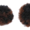 Synthetic Afro Puff Drawstring Ponytail Hair Bun 10 Inch Short Afro Kinkys Curly Afro Bun Extension Hairpieces Large Size
