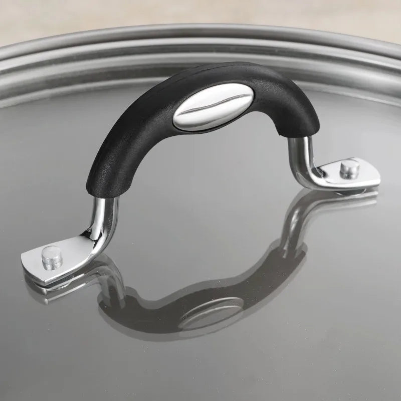 4-Piece Stainless Steel 3-Quart Steamer and Bain-A-Bailow Set for Soups, Stews, and Pasta