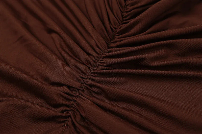 Elegantes, tief ausgeschnittenes, rückenfreies, eng anliegendes Maxikleid für Damen – Spaghettiträger, ärmellos, Bodycon-Kleid, sexy Club-Party-Kleider