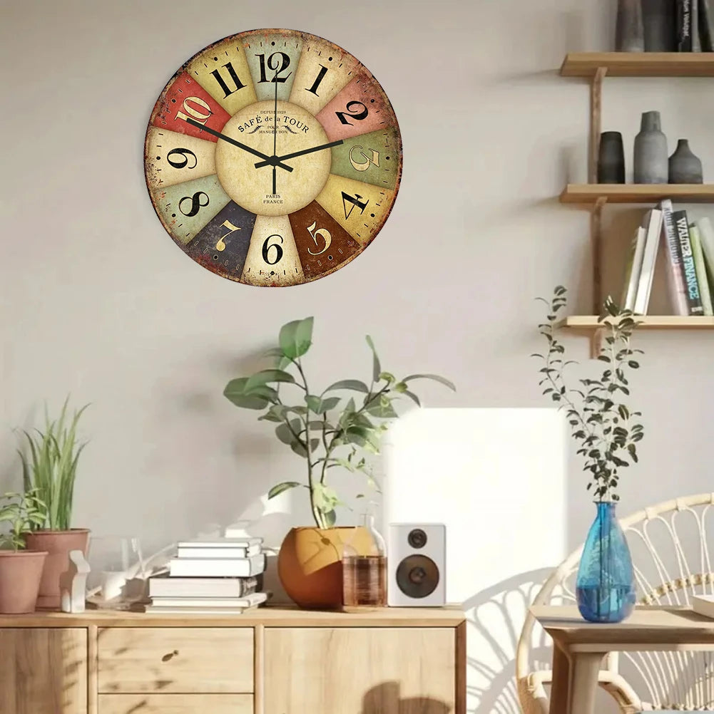 Lustige Frosch Acryl Wanduhr Strand Seestern Schallplatte Marmor Katze Retro Wanddekoration Uhren für Wohnzimmer Schlafzimmer Büro Zuhause