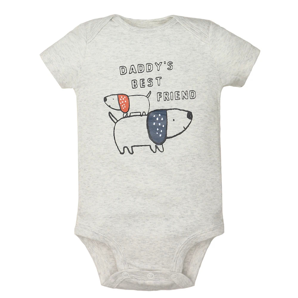 5PCS/Lot Baby Boys Girls Bodysuits 100% Cotton Short Sleeves Kids Clothes 6-24 Month Newborn Baby Clothing Bebe Jumpsuit