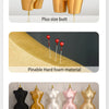 New gold plentiful female mannequins Plus size butt Dress skirt Clothing display pin able Adjustable base