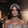 YouLaPan HP500 Rhinestone Bridal Headband Tiara Wedding Hair Accessories Luxury Bride Headpiece Pageant Headdresses Hair Jewelry