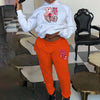 Women's Hoodies Sets Pants Suit 2 Piece Outfits 2025 New Letter Print Bear Aesthetics Sweatshirt and Sweatpants Womens Tracksuit