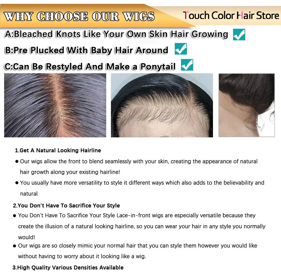 30 40 Inch 13x6 Bone Straight HD Lace Front Wigs 100% Vietnamese Human Hair Wigs 13x4 Lace Frontal Wig For Women Glueless Wigs
