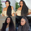 Mongolian Afro Kinky Curly Human Hair Bundles With Closure Deep Curly Hair Weave Bundles With Frontal Closure Hair Extensions