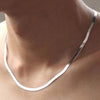 925 Sterling Silber feine 4MM Kettengliederhalskette für Damen und Herren Luxus Hochzeit Party Schmuck Festtagsgeschenke
