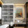 Intelligenter LED-Badezimmerspiegel, rechteckiger Wandspiegel mit Bluetooth-Lautsprecher, Uhrzeit, Temperatur, Lichtspeicher, Front- und Hintergrundbeleuchtung, Antibeschlag