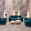 Moderne elegante Wohnzimmer Sofas Designer Grüne Boden Sessel Sofagarnituren Lounge Schnittsofas Divani Da Soggiorno Schlafzimmermöbel