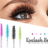 HUAZDS 300pcs Disposable Mascara Wands Eyelash Brush Spoolies for Eye Lash Extension, Eyebrow and Makeup Crystal Makeup Tools