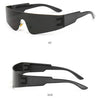 Neue Mode Bunte Sport-Sonnenbrillen Damen Cyberpunk Randlose Sonnenbrille Anti-UV Fahr-Sonnenbrille UV400 Oculos De Sol