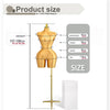 New gold plentiful female mannequins Plus size butt Dress skirt Clothing display pin able Adjustable base