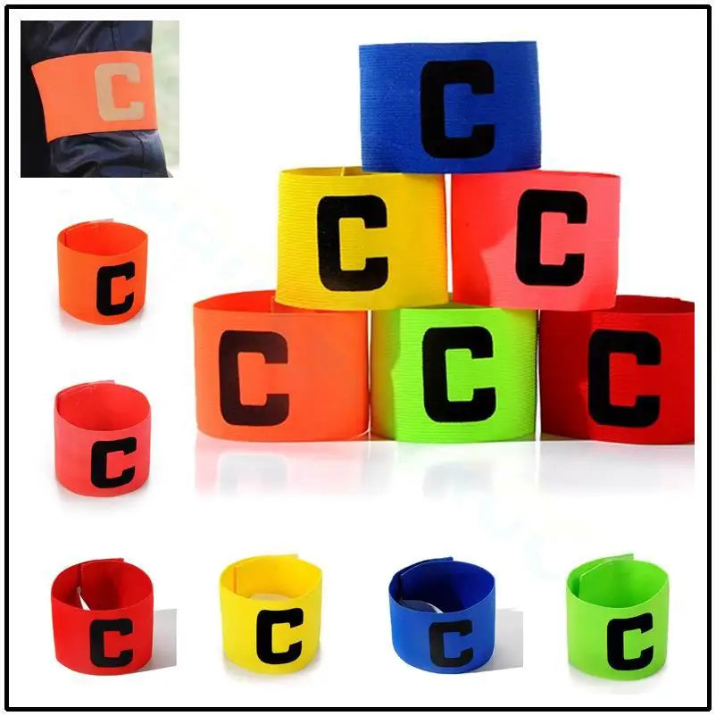 1pcs Kids Adults Football Captain Armband Soccer Arm Band Leader Competition Gift Soccer Captain Group Armband Football Training
