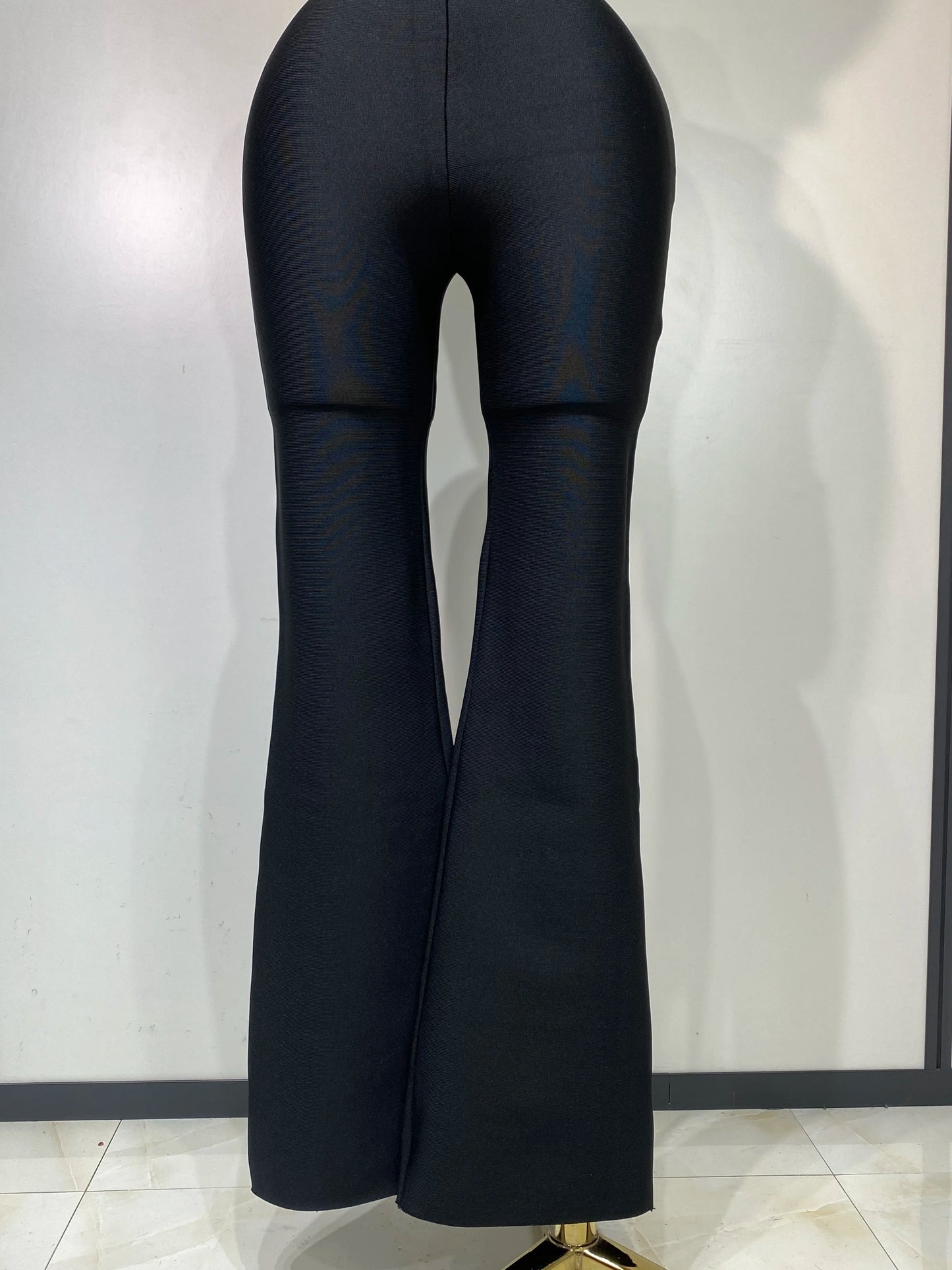 Damen Sexy Bandage Crop Top Hosen-Set Abendparty Club Luxus Geburtstag High Street Mode Elegant Luxus Geburtstags-Outfit