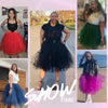Multi-layer Tulle Tutu Skirts Fuchsia 6 Layers Fluffy Petticoat Underskirt Princess Ball Gown Women Halloween Party Skirt