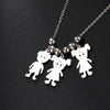 Couple Friend Personalized Necklace Custom Chain Name Mother Father Family Gift For Women Men Stainless Steel Pendant Jewelry