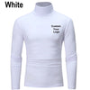 Men Fashion Custom Your Logo Outdoor Casual High Collar Long Sleeved T Shirt Mens Turtleneck Bottoming Shirt Men Warm Pullover