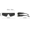 Neue Mode Bunte Sport-Sonnenbrillen Damen Cyberpunk Randlose Sonnenbrille Anti-UV Fahr-Sonnenbrille UV400 Oculos De Sol