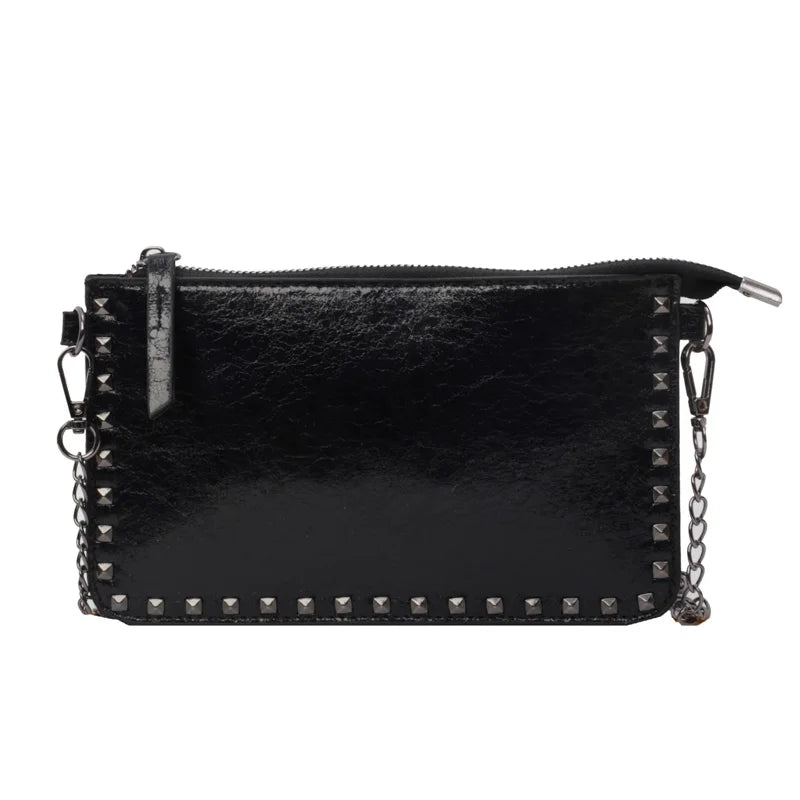 Einfarbige Design-Umhängetaschen für Damen, Mode-Ketten-Handytaschen, Mode-Schulter-Kuriertasche, Sac A Main weiblich