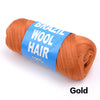 4er-Pack brasilianisches Wollhaar, synthetische Häkelhaarextensions für Frauen, afrikanisches Haargarn zum Flechten von senegalesischen Twists, Kunsthaar