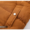 Unisex Fashion Hooded Vests Jacket Sleeveless Vest Autumn Thermal Soft Vests Casual Coats Male Cotton Men's Vest Men Thicken