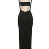 Weird Puss Summer Trend 2-teiliges Set Damen Weißer Saum Trägerloses Oberteil + Trägerkleid Elastische Streetwear-Outfits