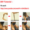 Joedir brasilianisches Remy Haar Afro Kinky Curly Bulk Echthaar zum Flechten von Dreadlocks Haarverlängerungen Häkelzöpfe QVR Haar