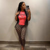 Stretch 2 Piece Set Women Short Sleeve T Shirt Tight Pants Moon Print Slimming Sportswear Sexy Base Fashion