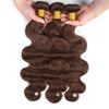 #4 Dark Brown Body Wave Bundles 1/3PCS 100% Human Hair Bundles 18-30 Inches Remy Hair Extensions For Women Brazilian Double Draw