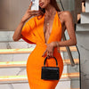 Bandage Dress Women Party Dress Bodycon Elegant Sexy Evening Birthday Club Outfits Summer 2024