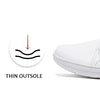 HOBIBEAR Minimalistische Schuhe für Herren und Damen, weite Zehenbox, Barfuß-Schuhe, Zero Drop, Freizeit-Sneaker aus Kunstleder, leichte Walking-Sneaker