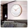 8 Inch Mute Wall Clock Simple Digital Wall Clock Home Decorations Cubic Digital Clock Quartz Wall Clock
