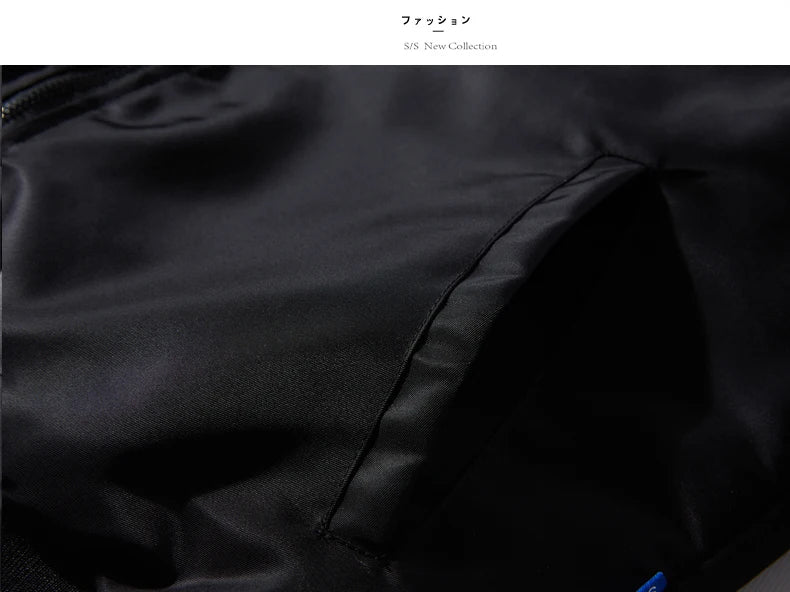 Bomber Jacket Men Women Spring Autumn Solid Pilot Jacket Military Flight Baseball Coat Male Fashion Army Green Windbreaker