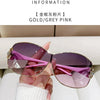 Neue Mode Y2K Sonnenbrille Damen Integrierte Surround Sonnenbrille Retro Designer Damen Brillen UV400 Oculos De Sol