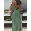 New Arrival Women's Strapless Backless Long Loose Home Dress Comfortable Sleepwear Casual Maxi Dress