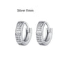 CRMYA Gold Silber gefüllt 16mm 14mm 12mm Blumen baumelnde Ohrringe Zirkonia Creolen für Damen Mädchen Schmuck Großhandel