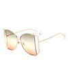 Fashion Model Ocean Gelb Quadratische Sonnenbrille Damen Luxusmarke Oversized Shades Perle Chic Sonnenbrille für Damen Herren Oculos