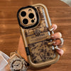High end style hand drawn black camellia logo phone case iPhone 15 new 14plus silicone anti drop 12 fashion 13 promax beautiful