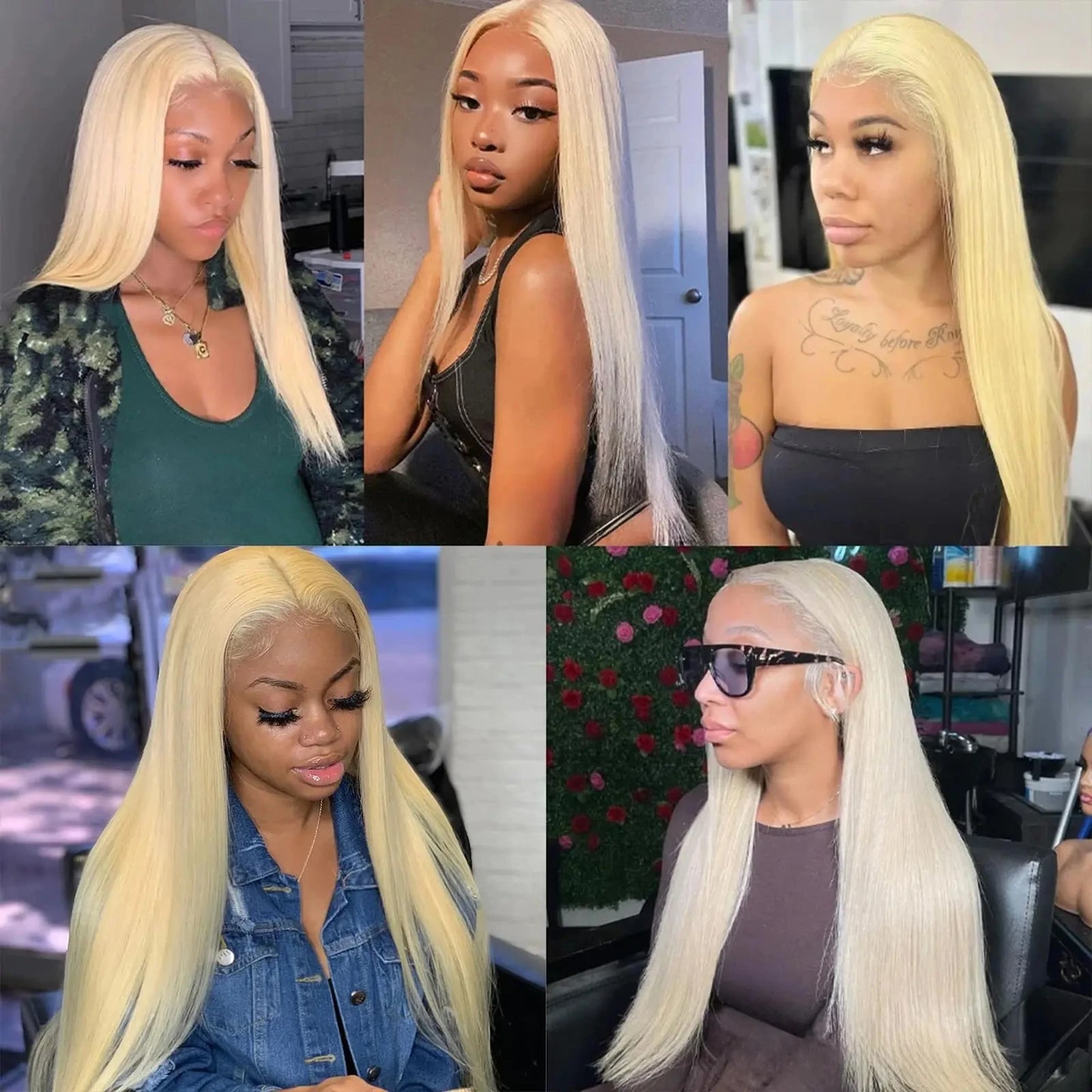 #6 Light Brown Bone Straight Clip In Hair Extensions 1 Piece 5 Clips Full Head One-Piece Clip In Human Hair Extensions 100G/Set