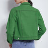 New Women's Denim Jacket Spring and Autumn 2026 Casual Short Denim Jacket Women's Korean Version Solid Color Jacket Clothes