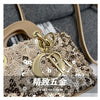 Sparkly Glitter Mini Evening Bag for Women, Designer Crossbody Shoulder Purse, Luxury Party Wedding Clutch, Unique Boutique Gift