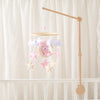 Baby-Kinderbett-Mobile-Rassel-Spielzeug 0-12 Monate Säugling Weicher Filz Teddy Samt Rosa Bär Bettglocke Hängendes Spielzeug Halterung Babybett Mädchen Spielzeug