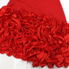 Damen Rüschen Ärmelloses Bodycon Mini-Faltenkleid Party Elegant Kurze Abendkleider Luxus Sexy Geburtstag Rotes Ballkleid