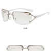 New Frameless Decorative Diamond Sunglasses Women's Design Brand Luxury Sun Glasses Outdoor Leisure Eyewear UV400 Gafas De Sol
