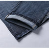 Wthinlee Neue Business Herren Jeans Casual Gerade Stretch Mode Klassische Blau Schwarz Arbeit Denim Hosen Männliche Marke Kleidung