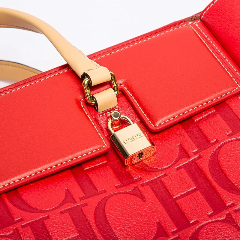 CHCH Mode Retro Print Bucket Bag Reise Party Bankett Umhängetasche Luxus Klassiker 2024 Winter Damen Große Kapazität Handtasche