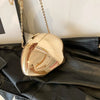 Designer-Clutch in Acryl-Muschelform Gold Silber Damen Abendtasche Süße Glänzende Metall Schulter-Umhängetaschen Kleine Geldbörse